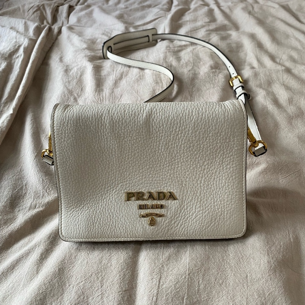 Prada vitello daino crossbody bag